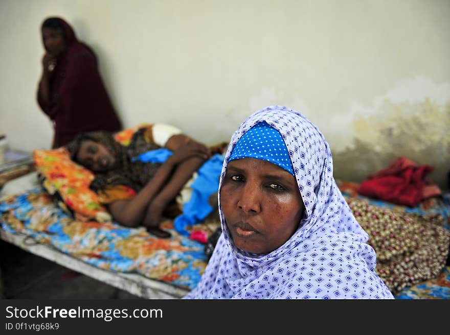 A victim of a recent IED explosion in Kismayo recovers in the city&#x27;s hospital. Kismayo General Hospital has been overwhelmed with victims from IED explosions and has had to limit its intake of patients suffering from other ailments. AU-UN IST / TOBIN JONES. A victim of a recent IED explosion in Kismayo recovers in the city&#x27;s hospital. Kismayo General Hospital has been overwhelmed with victims from IED explosions and has had to limit its intake of patients suffering from other ailments. AU-UN IST / TOBIN JONES.