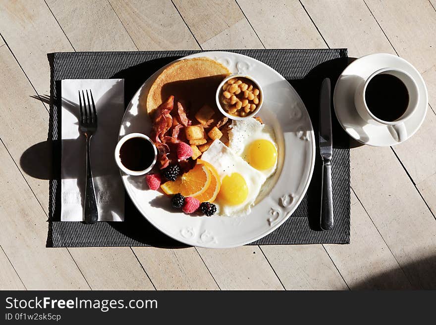 Food Gourmet on Top of Brown Table