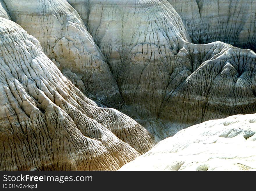 Blue Mesa closeup