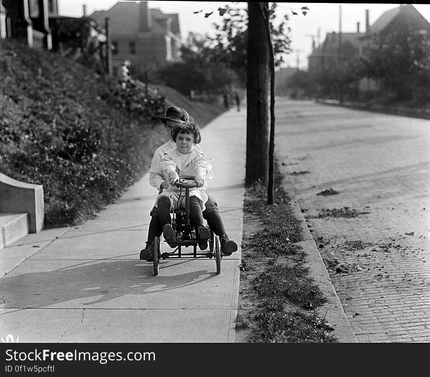 4x5 glass negative scan: &#x22;John Hewitt and Tom Patterson, Swissvale, Pa., September, 1914.&#x22;. 4x5 glass negative scan: &#x22;John Hewitt and Tom Patterson, Swissvale, Pa., September, 1914.&#x22;