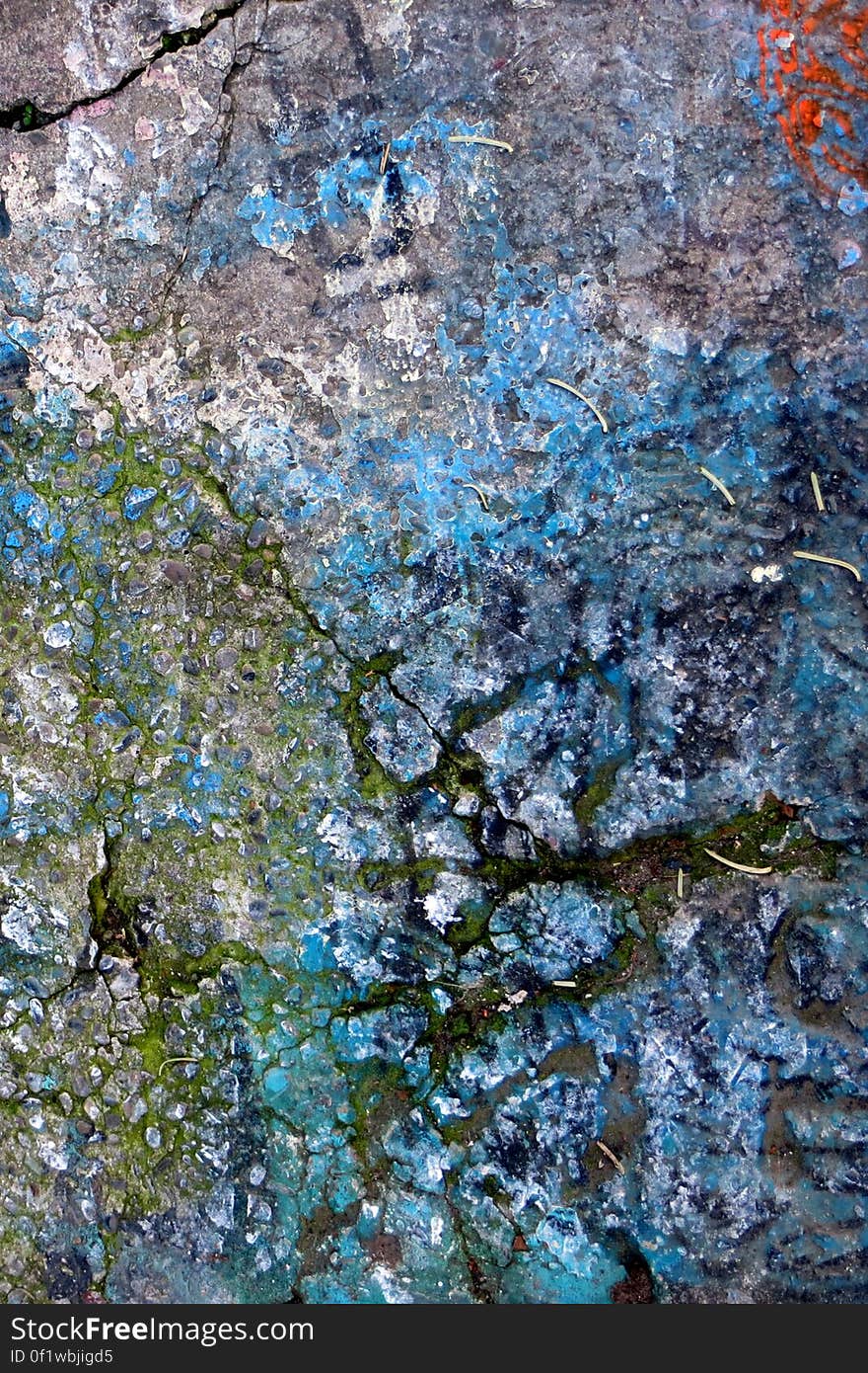 blue cracked texture