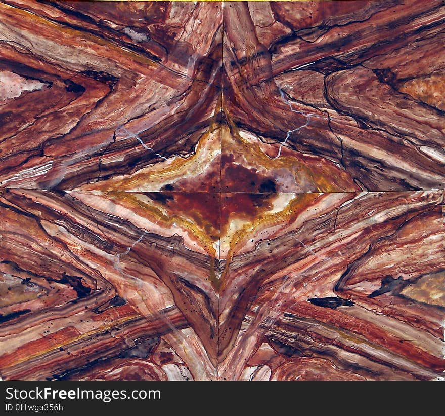 kaleidoscope rock pattern