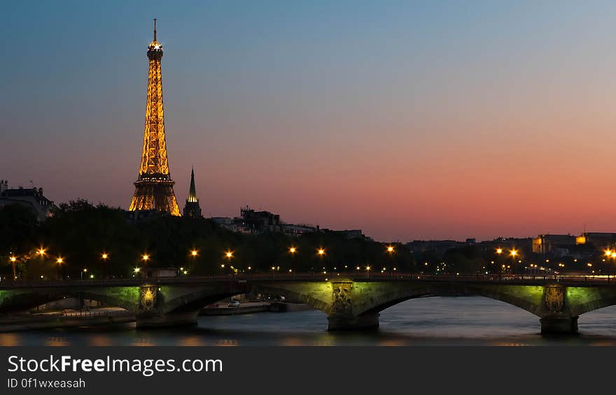 Photo of Eiffel Tower With Lights