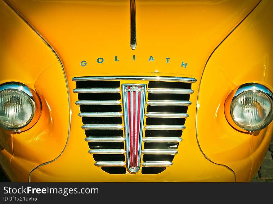 Yellow Goliath Car