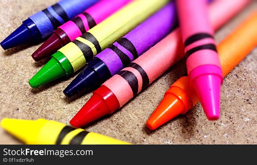 Close-up of Crayons