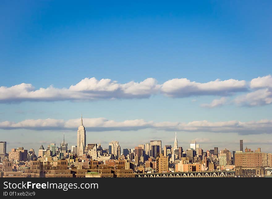 A panoramic view of New York city, USA. A panoramic view of New York city, USA.