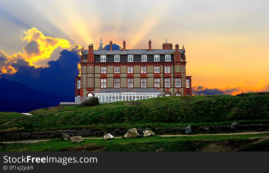 The Headland Hotel in Newquay, Cornwall, England, United Kingdom.