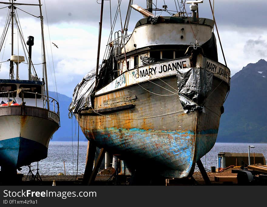 Fishing vessel Hoonah. Icy Strait Passage. Fishing vessel Hoonah. Icy Strait Passage.