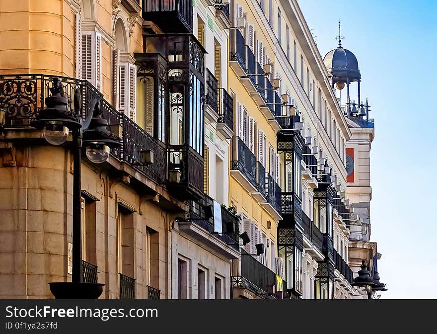 Apartment Buildings Against Sky