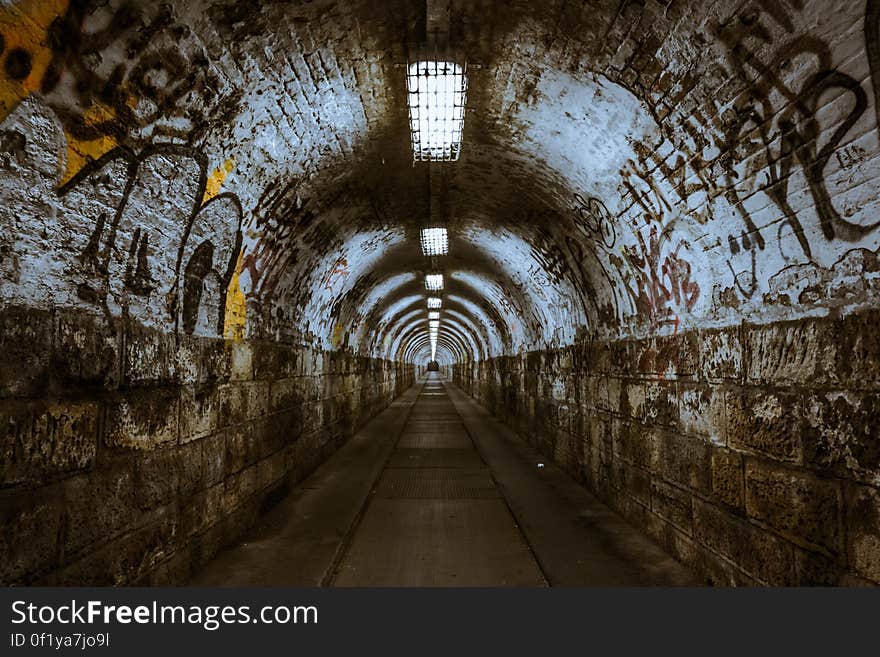 Tunnel With Lights