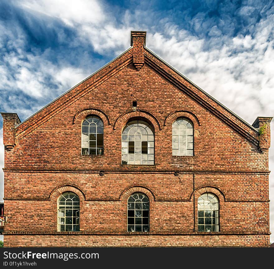 Low Angle View of Historic Building Against Sky