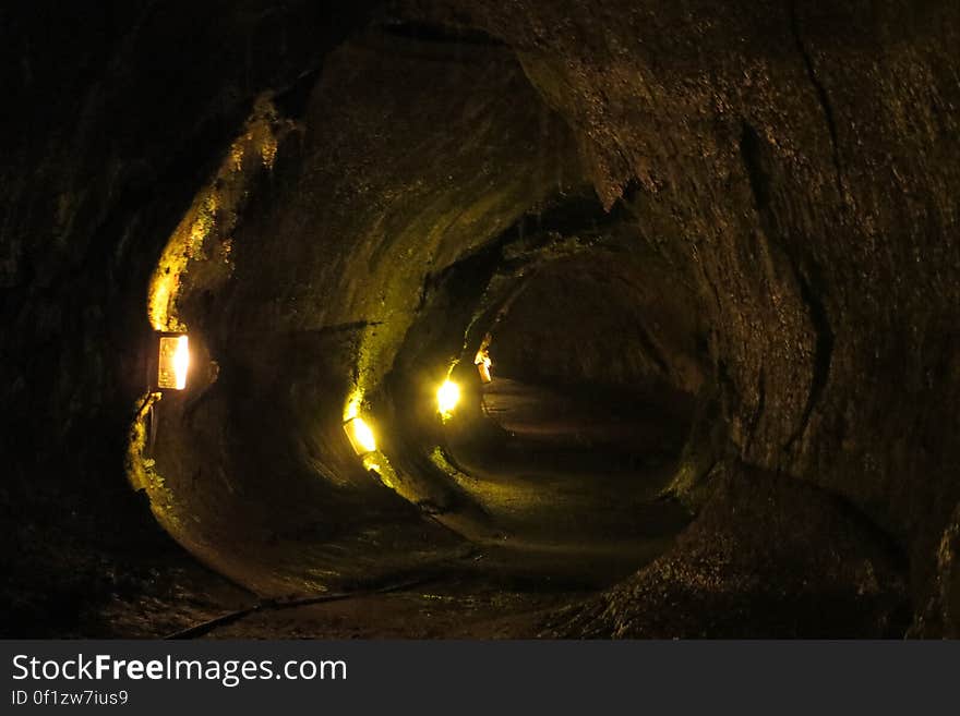 lava tube, Hawaii