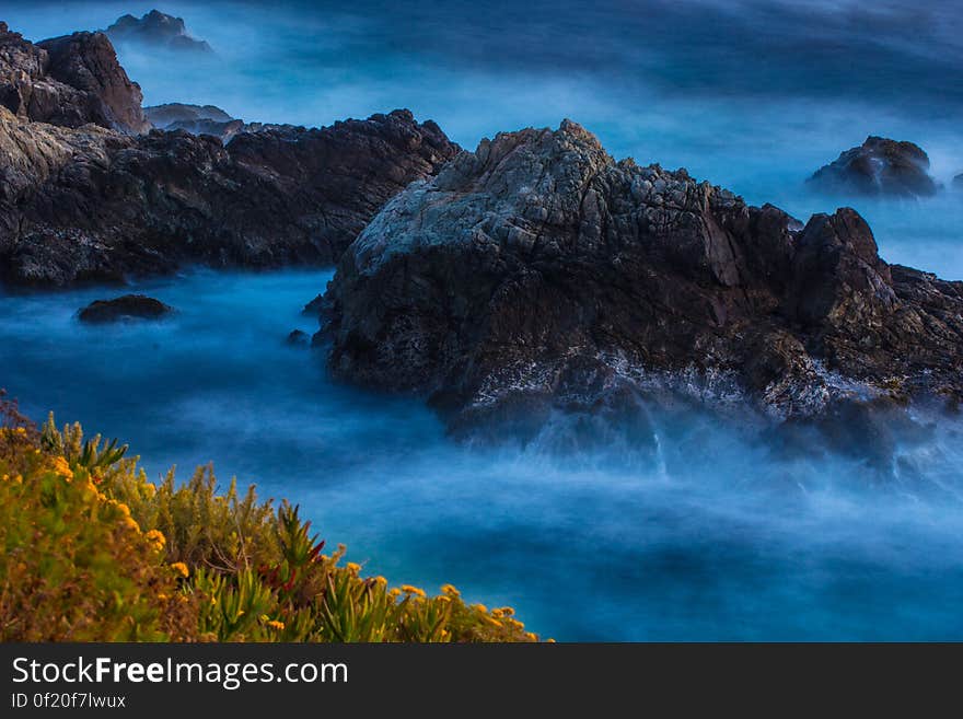 Rocks & waves @ Big Sur #2