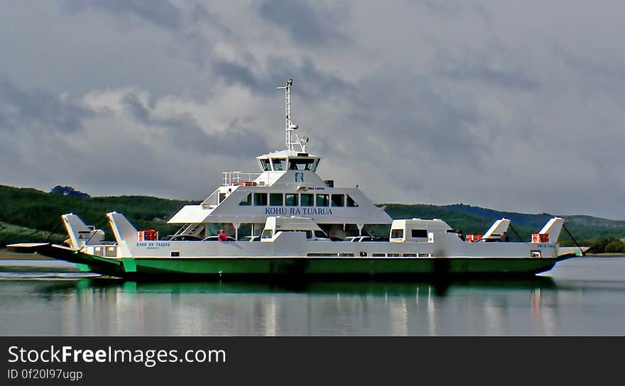 MV Kohu Ra Tuarua is a New Zealand ferry, that connects Rawene and Kohukohu across the Hokianga Harbour, North Island. The vessel can carry up to 21 cars, crossing approximately hourly. The trip takes 15 minutes each way. MV Kohu Ra Tuarua was built in 1998 by Ship Constructors Ltd, Whangarei, New Zealand, specifically designed for this journey. It is owned by the &#x22;Far North District Council&#x22; and is operated by Transfield Services. MV Kohu Ra Tuarua is a New Zealand ferry, that connects Rawene and Kohukohu across the Hokianga Harbour, North Island. The vessel can carry up to 21 cars, crossing approximately hourly. The trip takes 15 minutes each way. MV Kohu Ra Tuarua was built in 1998 by Ship Constructors Ltd, Whangarei, New Zealand, specifically designed for this journey. It is owned by the &#x22;Far North District Council&#x22; and is operated by Transfield Services.