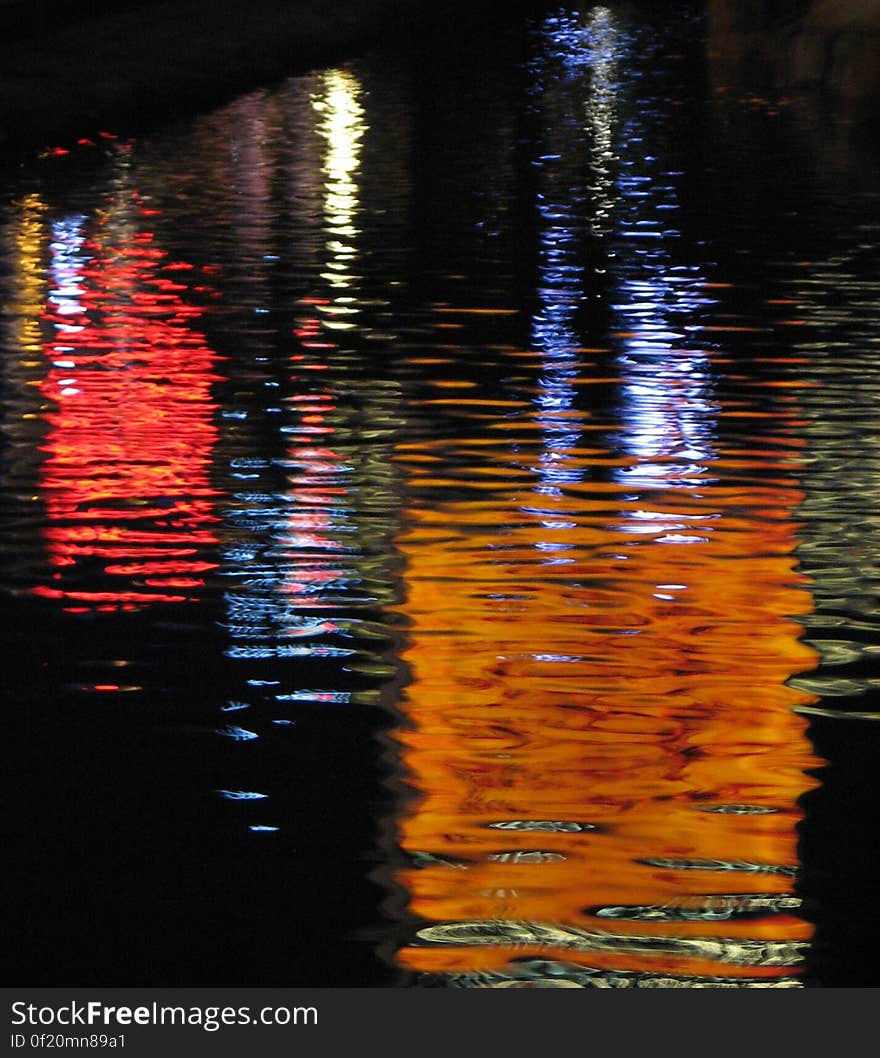 lights in water, Las Vegas 10