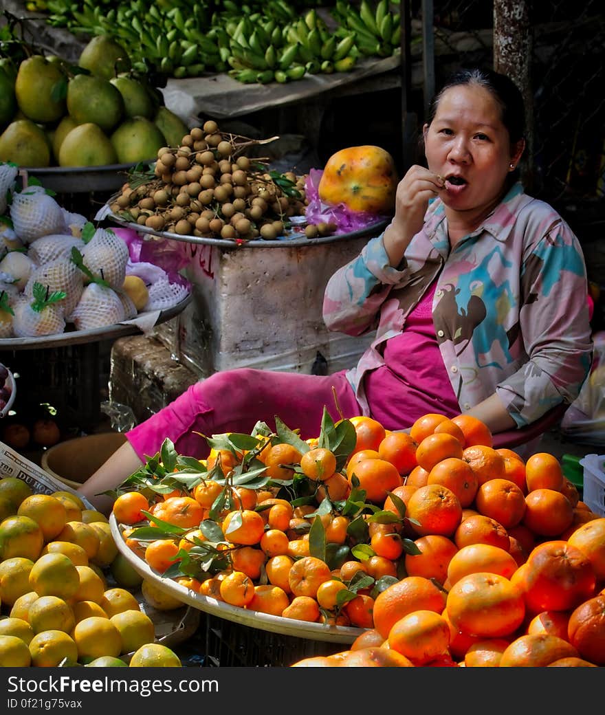 Open air street market close to Ho Chi Minh Vietnam. Open air street market close to Ho Chi Minh Vietnam.