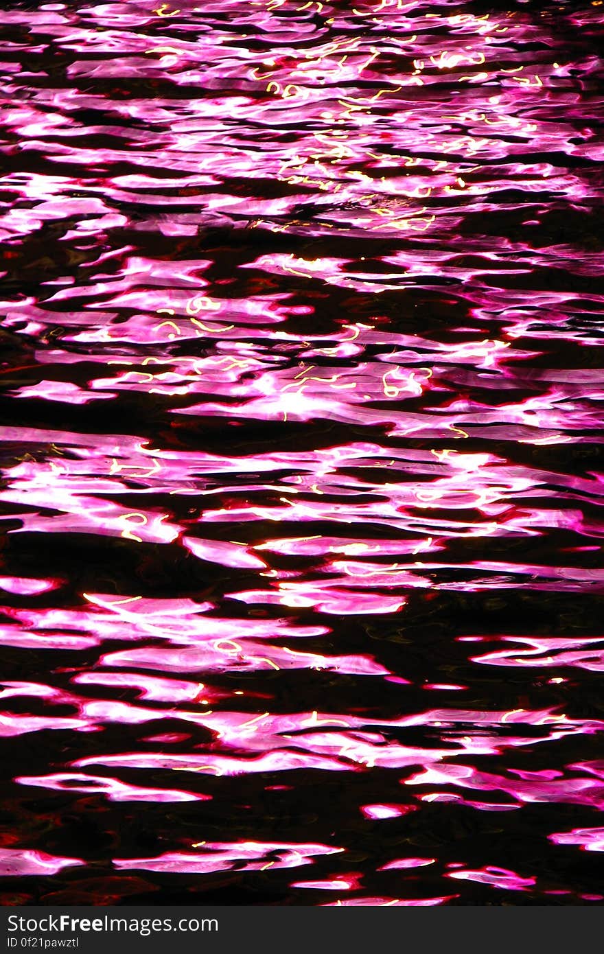 pink night water texture, Las Vegas