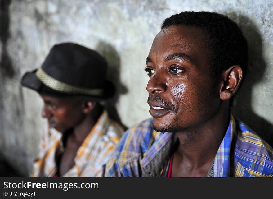 Members of the business community in Kismayo attend a meeting with foreign journalists to discuss the recent liberation of the city by al-Shabab and the future of the region&#x27;s charcoal industry. AU-UN IST PHOTO / TOBIN JONES. Members of the business community in Kismayo attend a meeting with foreign journalists to discuss the recent liberation of the city by al-Shabab and the future of the region&#x27;s charcoal industry. AU-UN IST PHOTO / TOBIN JONES.