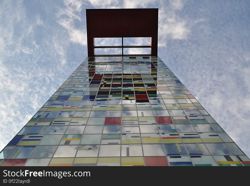 Bottom Shot Photography of Glass Building