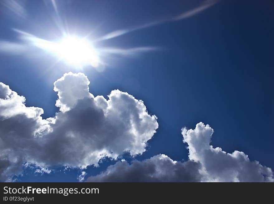 White Cumulus Clouds