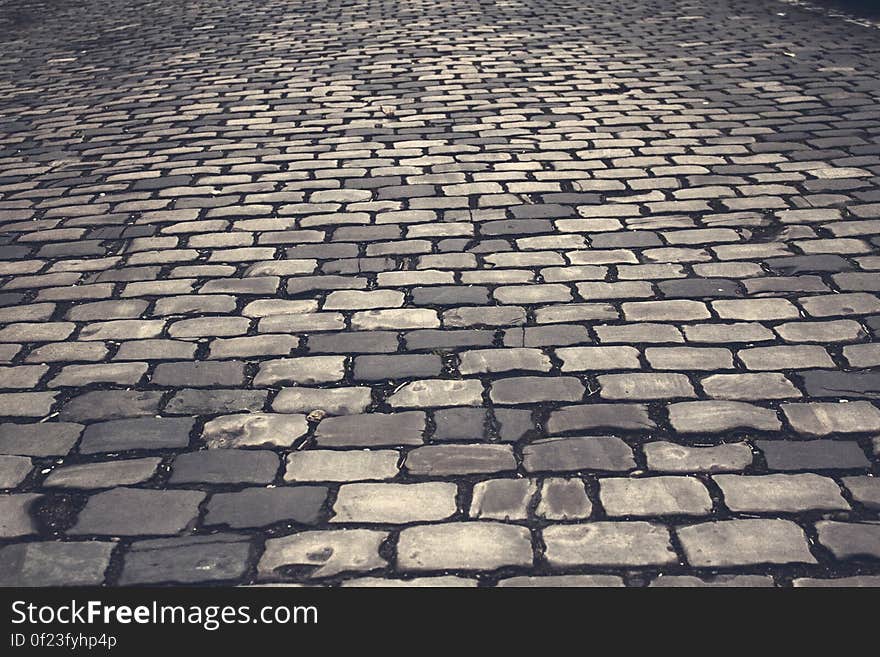 Grey Bricked Flooring