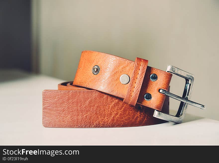 Brown Leather Belt