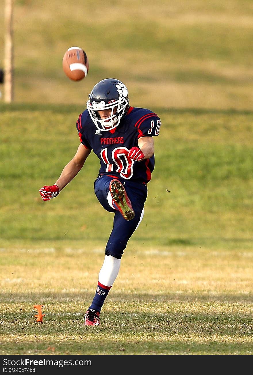 Football Player at Gaming Field