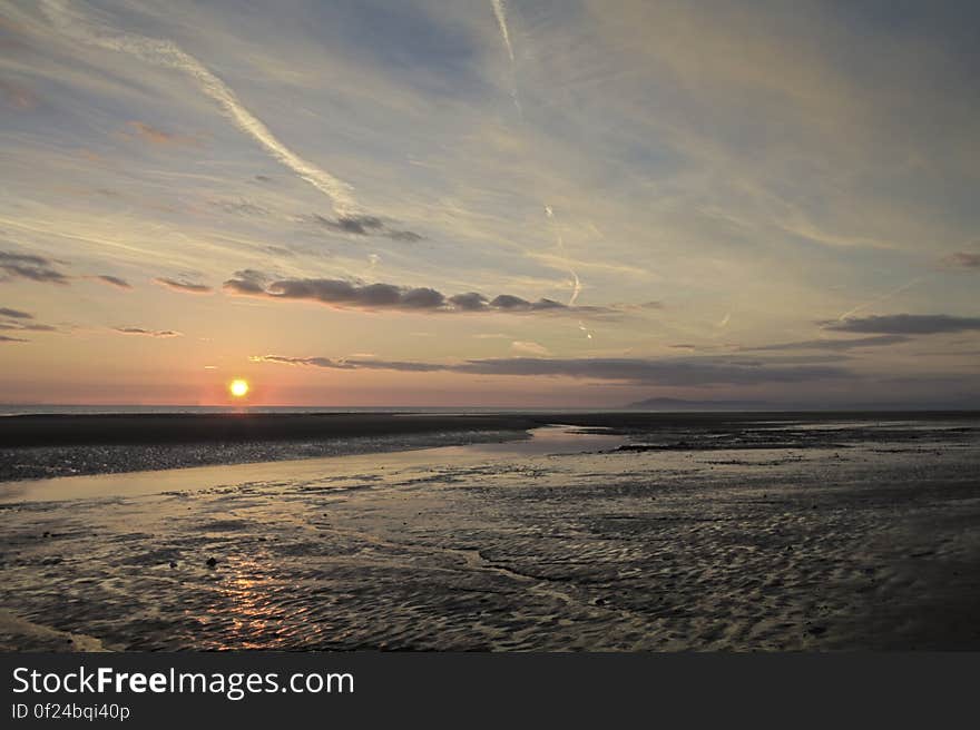 Here is an hdr photograph taken from the beach in Cleveleys. Located in Cleveleys, Lancashire, England, UK. Here is an hdr photograph taken from the beach in Cleveleys. Located in Cleveleys, Lancashire, England, UK.