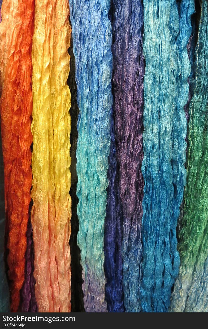 colored yarn