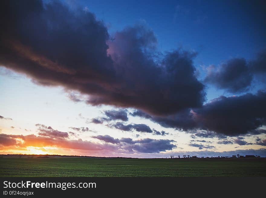 Colorful sunset