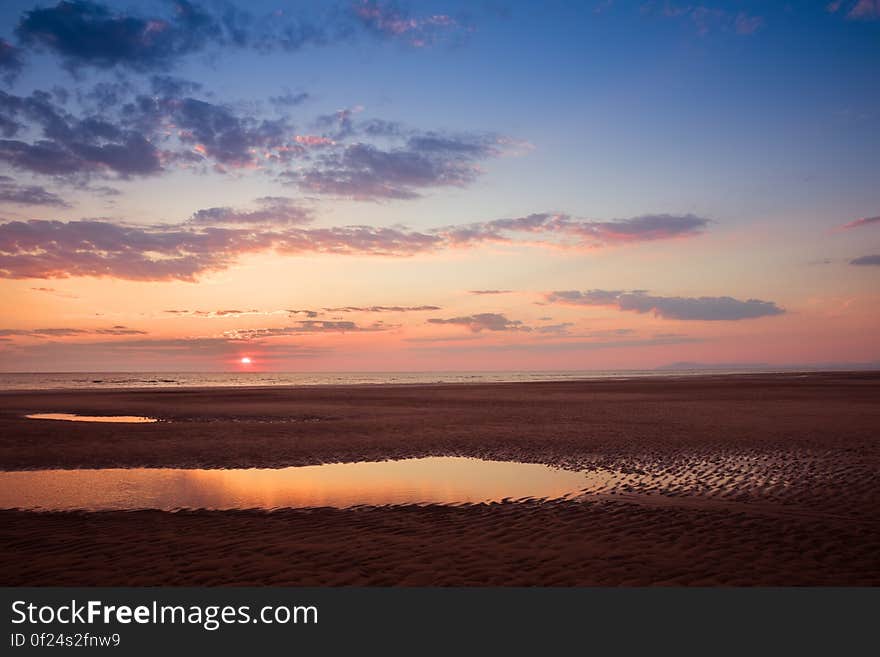 Here is a photograph taken from the beach in Cleveleys. Located in Cleveleys, Lancashire, England, UK. Here is a photograph taken from the beach in Cleveleys. Located in Cleveleys, Lancashire, England, UK.