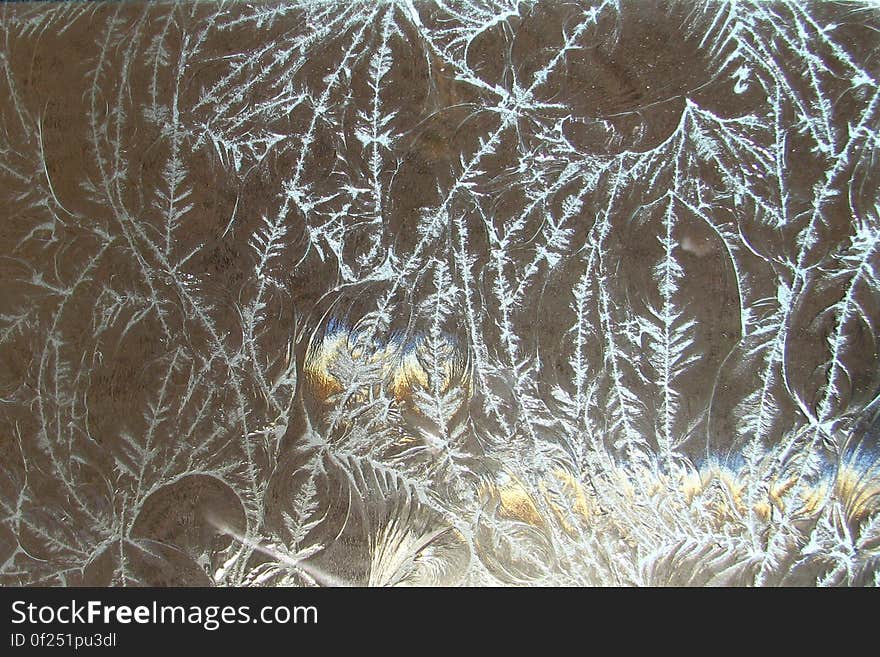 frostlike clear glass texture