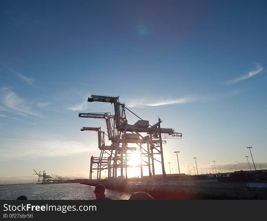 Cloud, Sky, Water, Dusk, Gas, Waterway