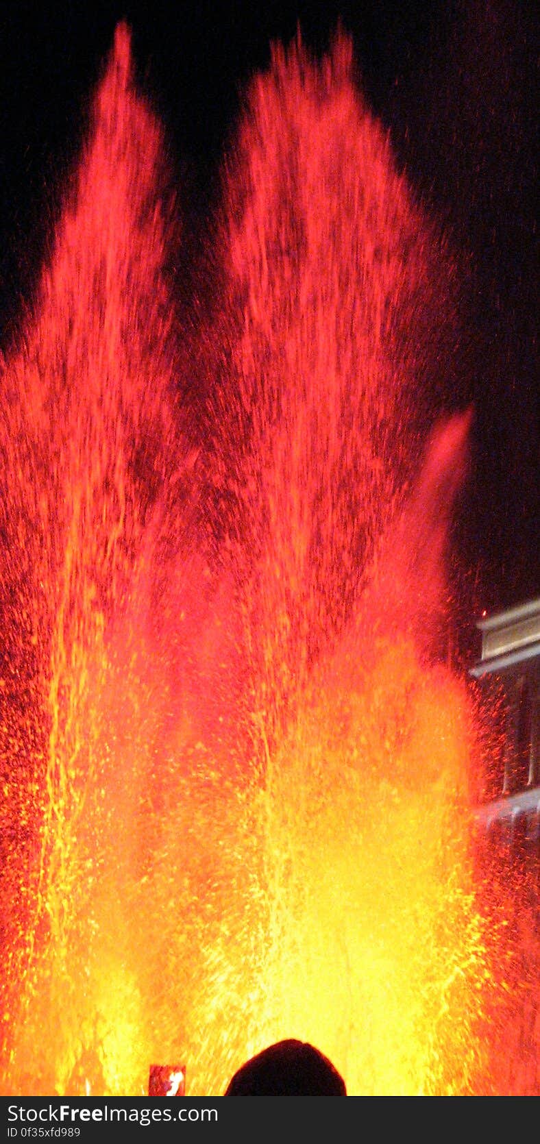 flame fountain