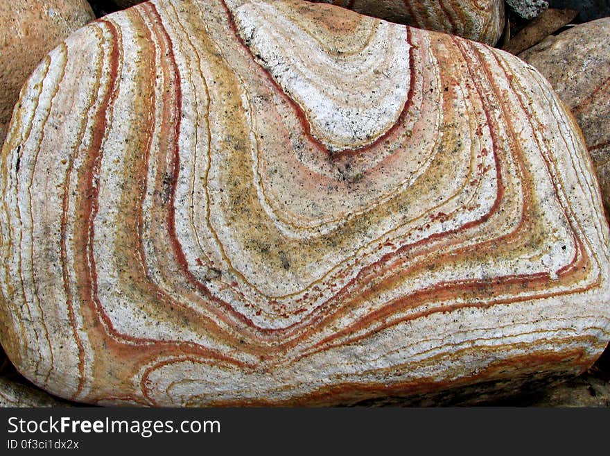 rock texture with curved pattern 1