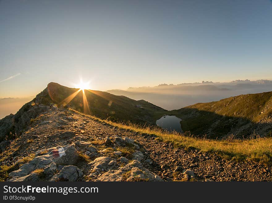 Mountain during Sunrise