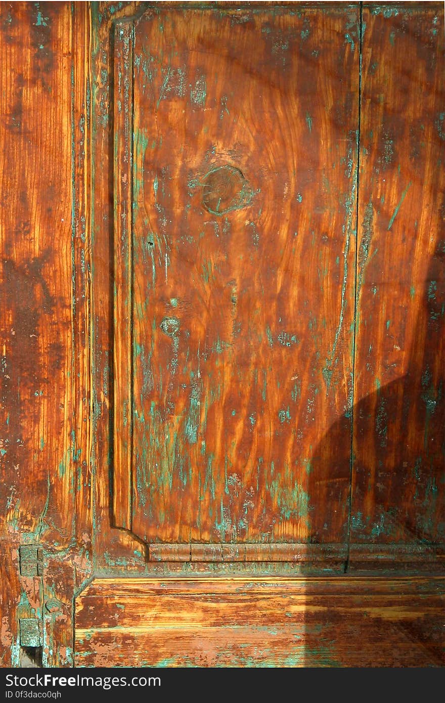 distressed door