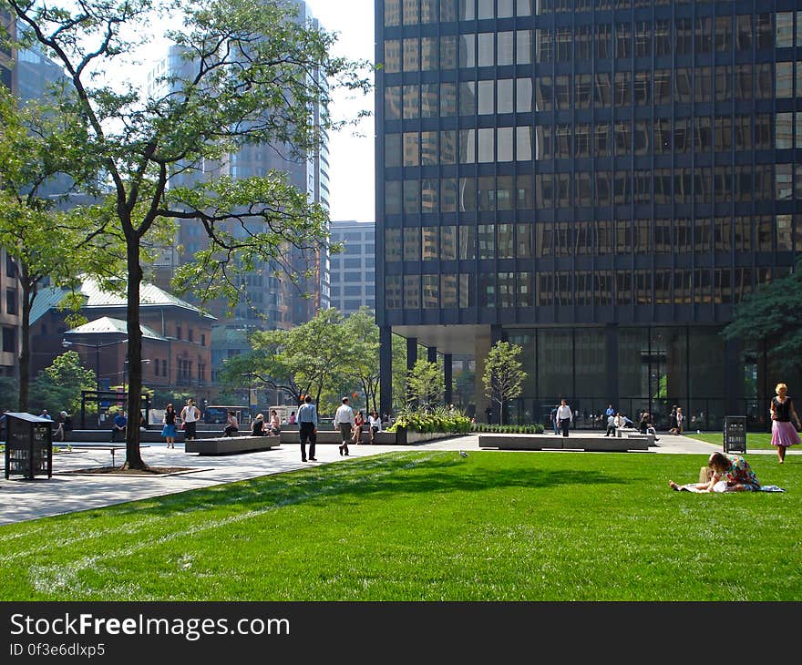 Park in Toronto Financial District