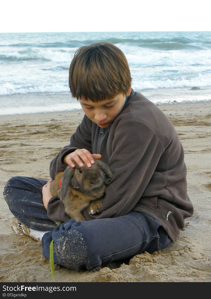 Chewy kept jumping on my little brother&#x27;s lap to get some ear scratches. Chewy kept jumping on my little brother&#x27;s lap to get some ear scratches.