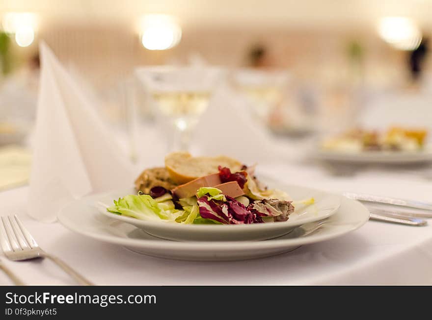 Close-up of Meal Served in Plate