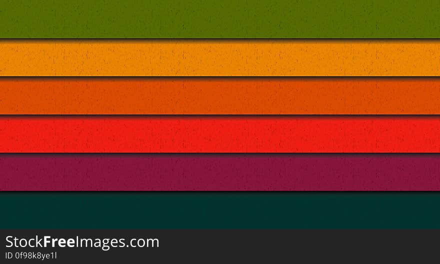 Colored old wooden fence. Vector background