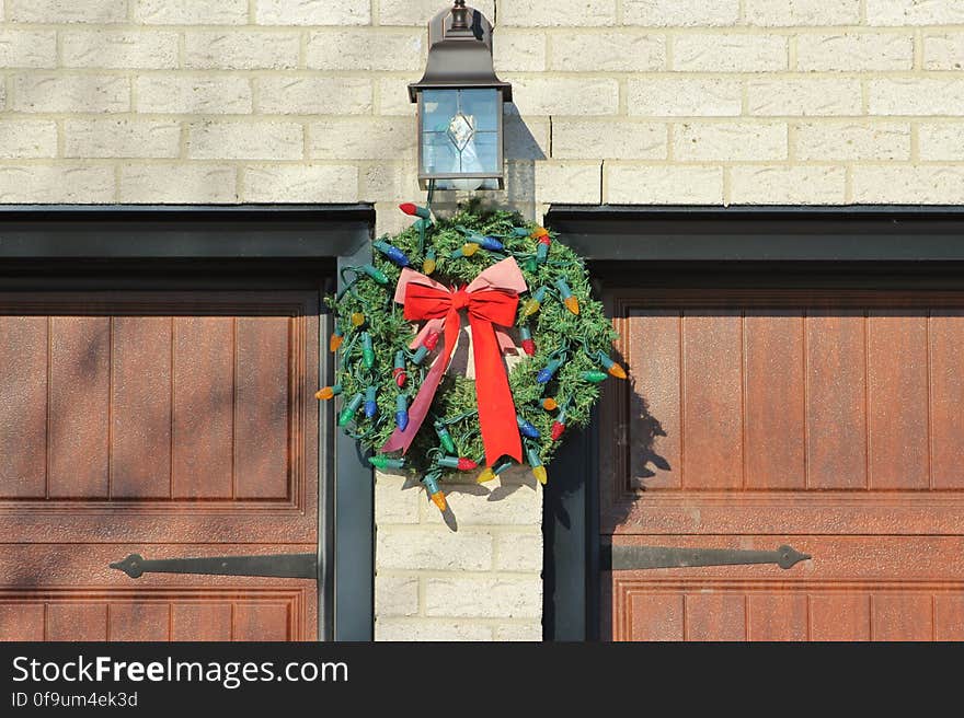 Well placed wreath