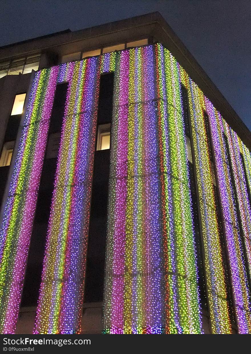 Christmas lights at the Debenhams flagship store in 2011. Christmas lights at the Debenhams flagship store in 2011.