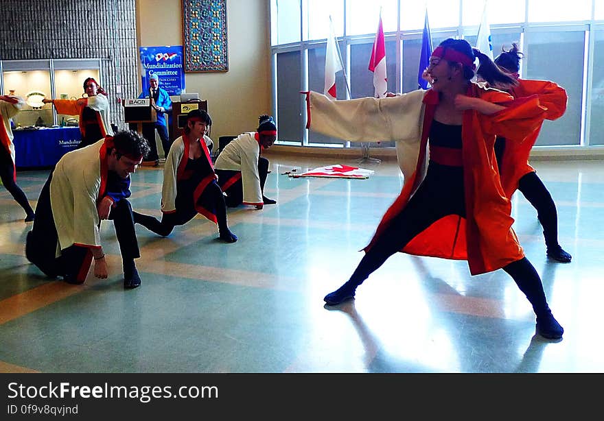 Soran Bushi &#x28;ソーラン節&#x29; at Burlington Ontario&#x27;s annual Sakura Festival.