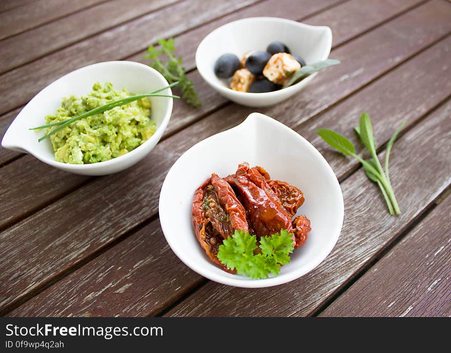 High Angle View of Salad in Bowl