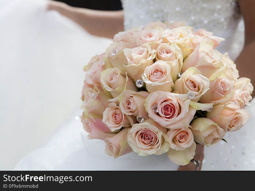 Close-up of Pink Rose Bouquet