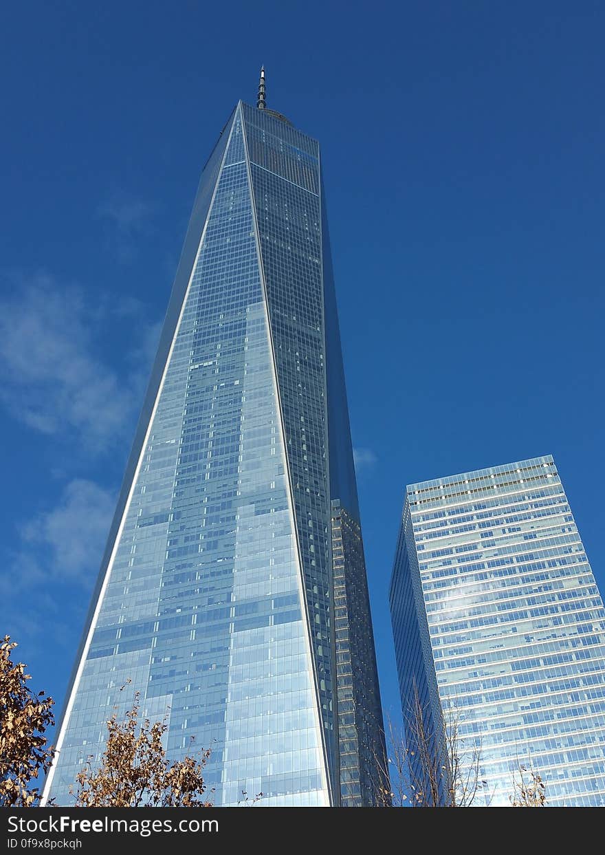 Low Angle View of Skyscrapers Against Sky