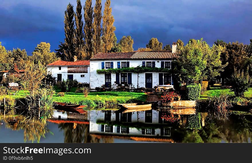 Houses in a Park