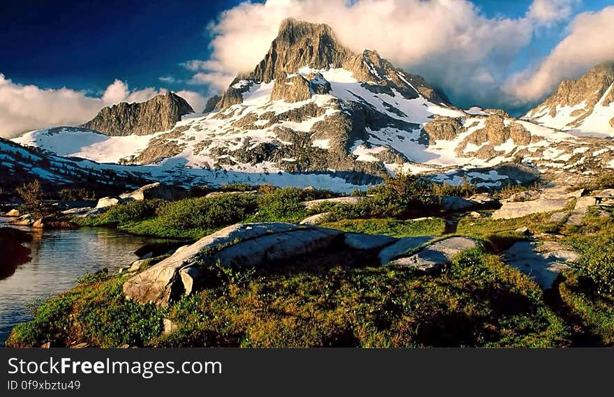 Scenic View of Mountains