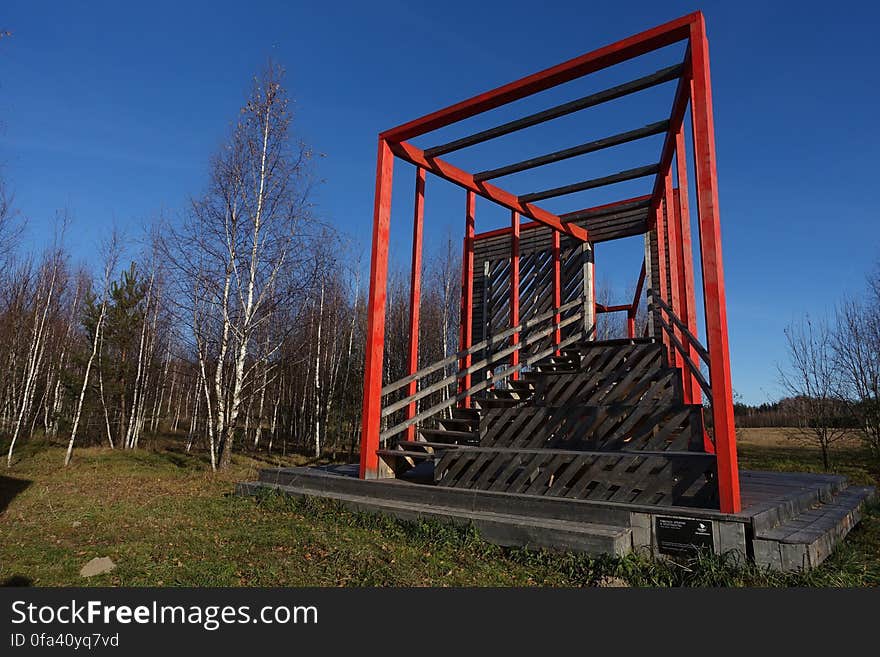 Sky, Plant, Wood, Slope, Tree, Land lot